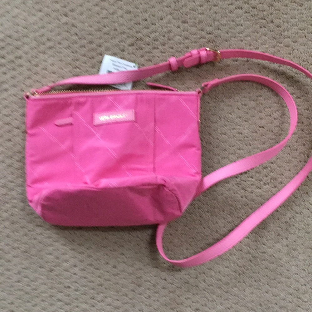 Vera Bradley pink cross body purse